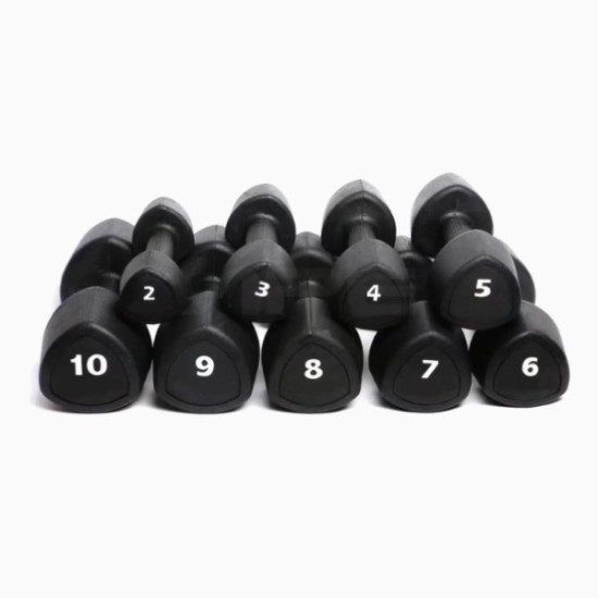 Купить Гантель  Generation Fitness FF51D6C-1-10kg с уретановым покрытием в Киеве - фото №1
